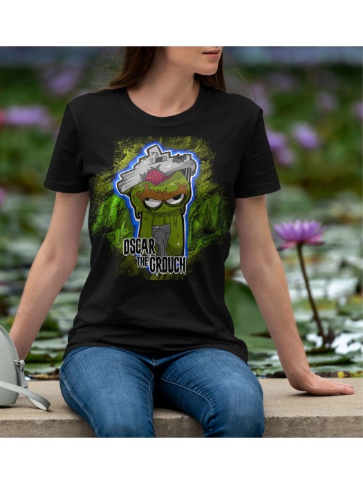 Дамска тениска Zombie Oscar the Grouch